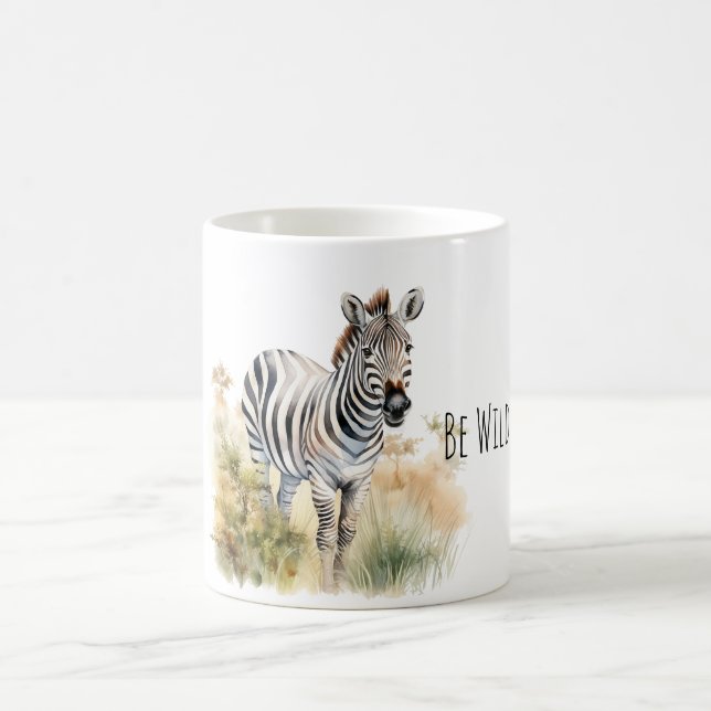 Taza De Café Cebra Salvaje (Centro)