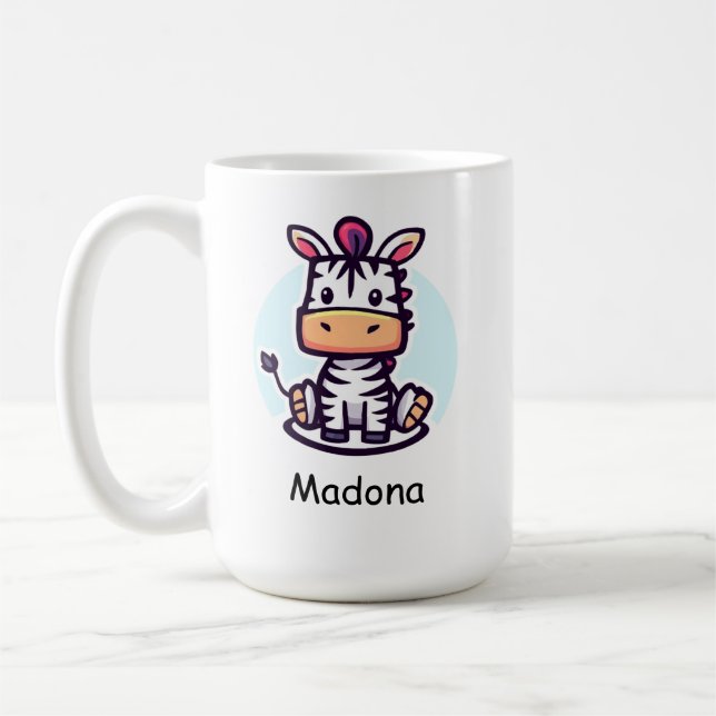 Taza De Café Cebra Zippy (Izquierda)