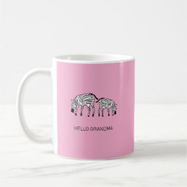 Taza De Café Cebras kenianas lindas
