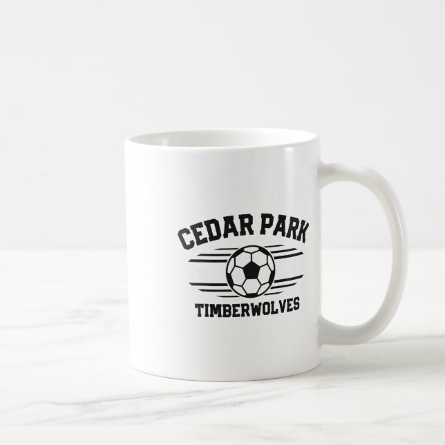 Taza De Café Cedar Park Timberwolves Fútbol Ll 2025  (Derecha)