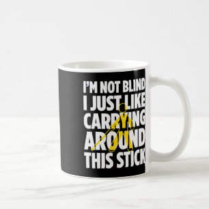 Taza De Café Ceguera Para Ciegos Ciegos Braille Re