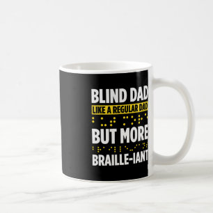 Taza De Café Ceguera Para Ciegos Ciegos Braille Re