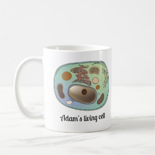 Taza De Café Celda viva con organelles