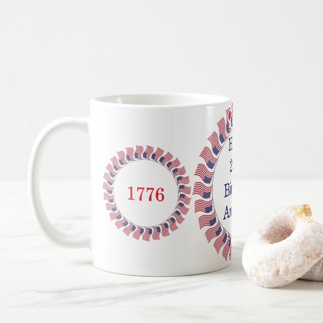 Taza De Café Celebra América 250 #18 (Con donut)