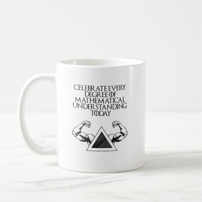 Taza De Café Celebra Cada Grado de Comprensión Matemática (Izquierda)