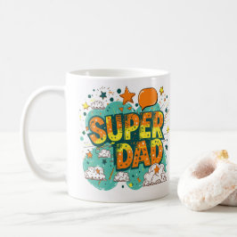Taza De Café Celebra el Día del Padre con Nuestro Superpapá