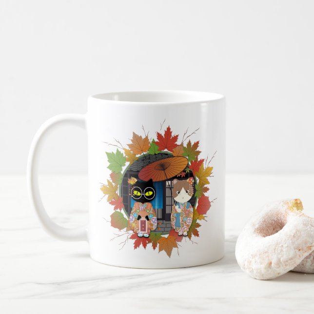 Taza De Café Celebración 7-5-3 de la Poiluna (Con donut)