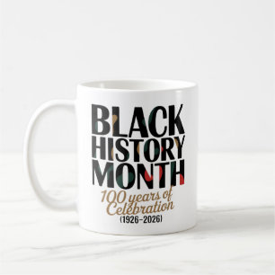 Taza De Café celebración de 100 años mes de la historia negra 2