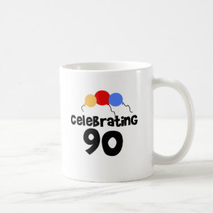 Taza De Café Celebración de 90