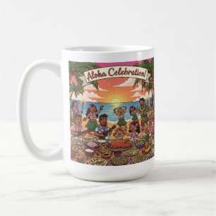 Taza De Café Celebración de Aloha