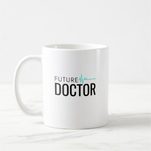 Taza De Café Celebración de graduación de futuro médico