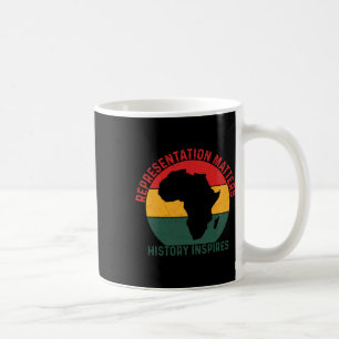 Taza De Café Celebración de la historia negra del país afroamer