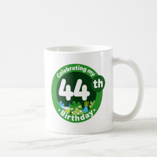Taza De Café Celebración de mi 44.o cumpleaños