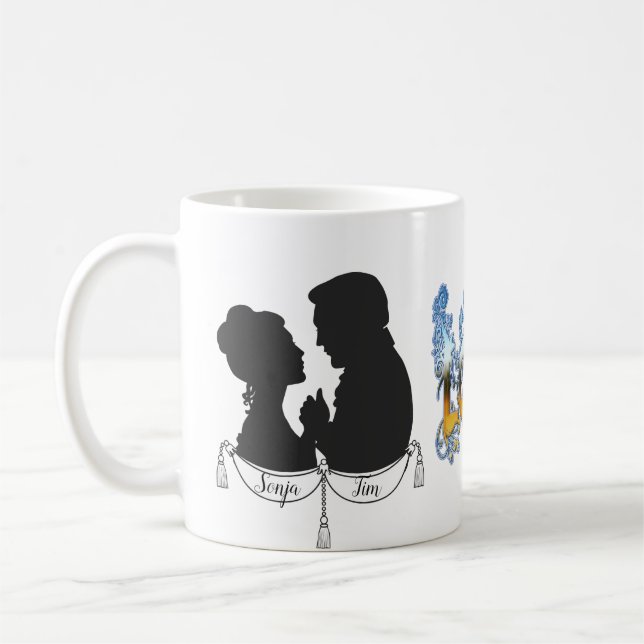 Taza De Café Celebración de San Valentín-pareja (Izquierda)
