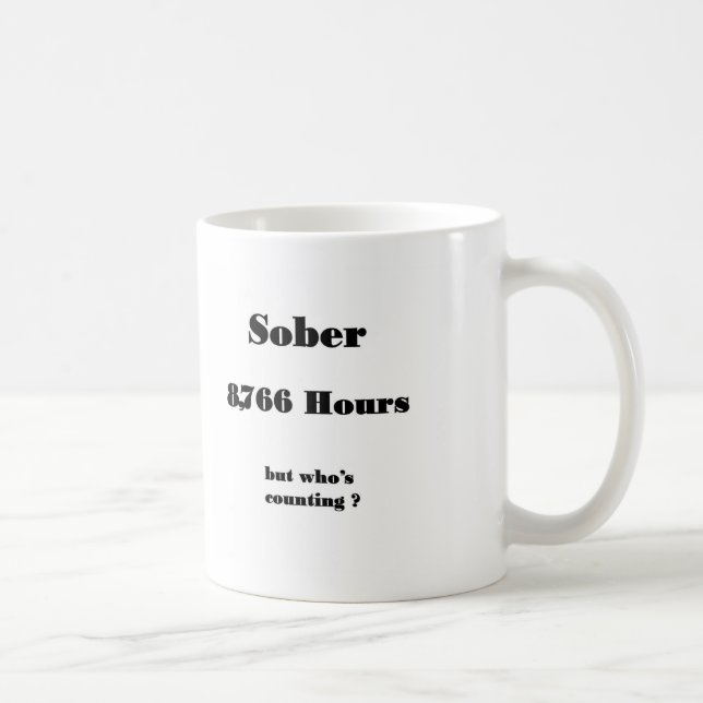 Taza De Café celebración de sobriedad (Derecha)
