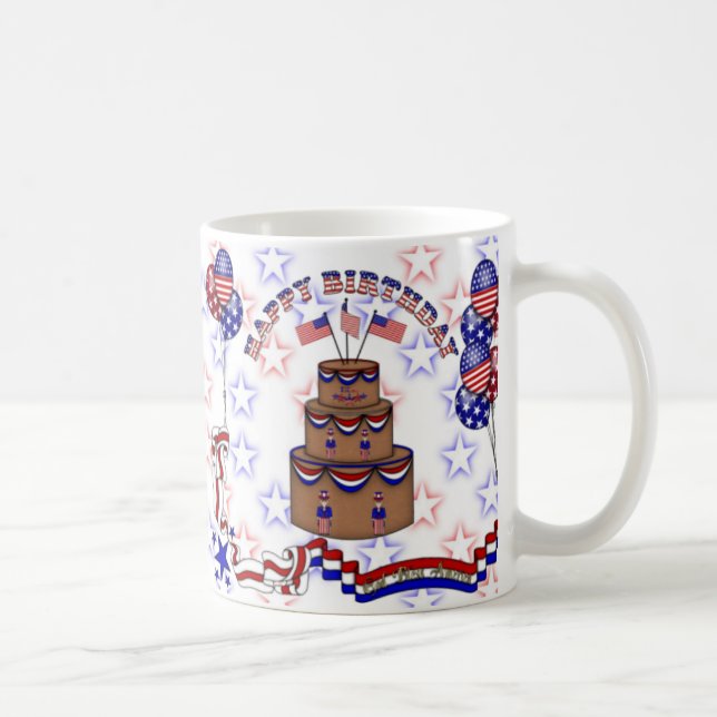 Taza De Café Celebración del 4 de julio (Derecha)