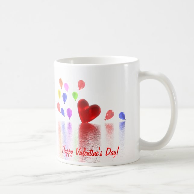 Taza De Café Celebración del día de San Valentín (Derecha)