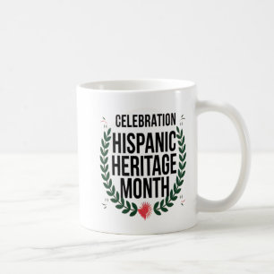 Taza De Café Celebración del mes del Patrimonio Haspánico