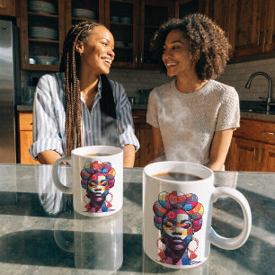 Taza de café Celebrando a las mujeres negras