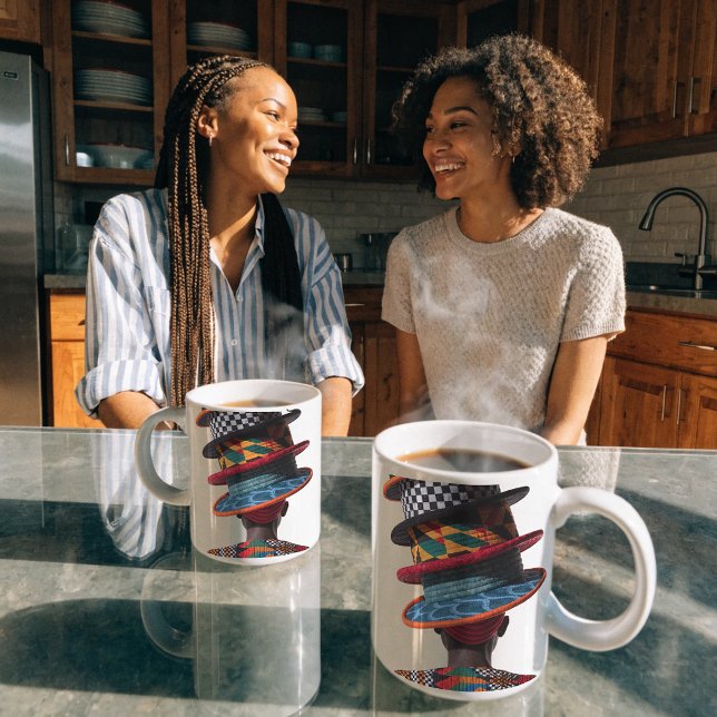 Taza de café Celebrando a las mujeres negras (Subido por el creador)
