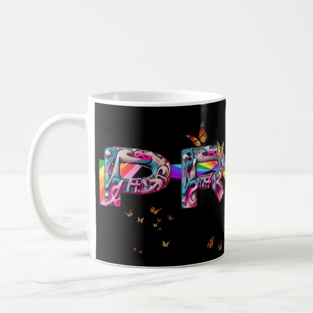 Taza De Café Celebrando el desfile del orgullo (Izquierda)