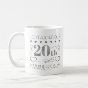 Taza De Café Celebrando Nuestro 20º Aniversario