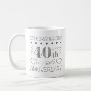 Taza De Café Celebrando nuestro 40° aniversario