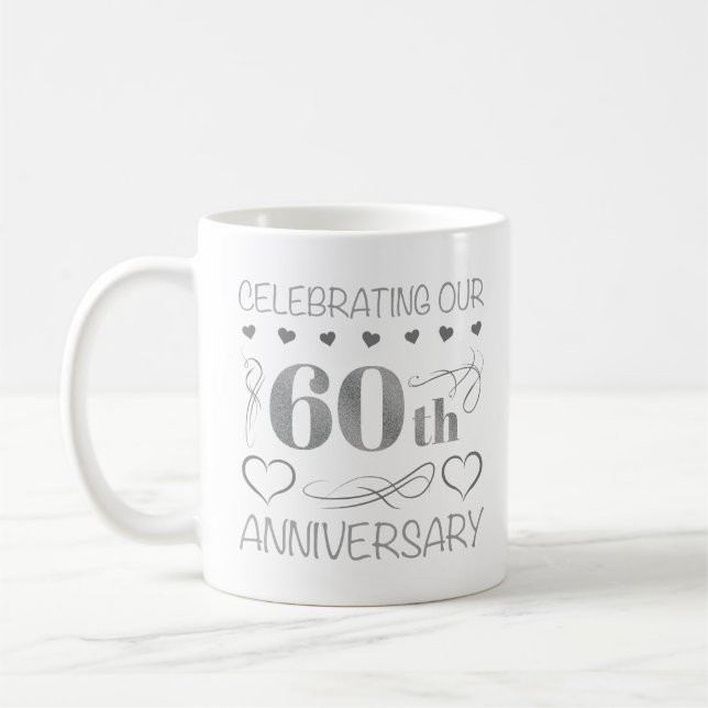 Taza De Café Celebrando nuestro 60 aniversario (Izquierda)