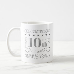 Taza De Café Celebrando nuestro décimo aniversario