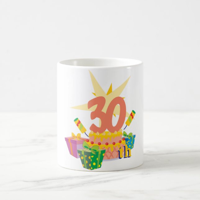 Taza De Café celebrando treinta años de joven (Centro)