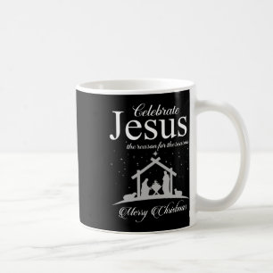 Taza De Café Celebrar A Jesús Es La Razón De La Temporada Chris