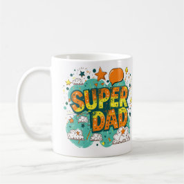 Taza De Café Celebrar el Día del Padre con nuestro superpapá
