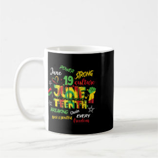 Taza De Café Celebrar Juneteenth 1865 Emancipación Afroamerican