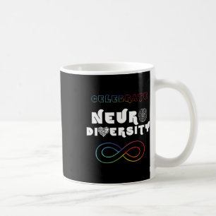 Taza De Café Celebrar la neurodiversidad el autismo con infinit