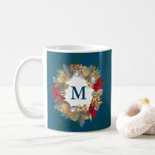 Taza De Café CELEBRAR Navidades JESUS Wreath PERSONALIZADO Ocea