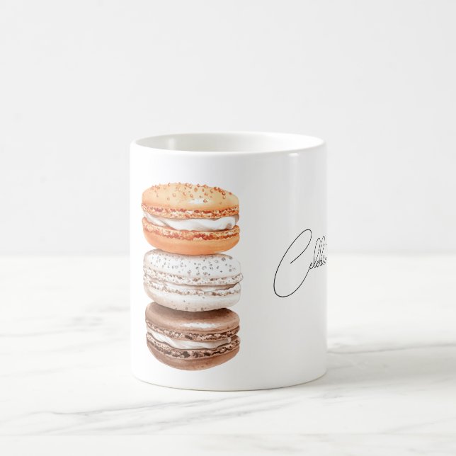 Taza De Café Celebrate Pumpkin Vanilla Chocolate Macaroons (Centro)