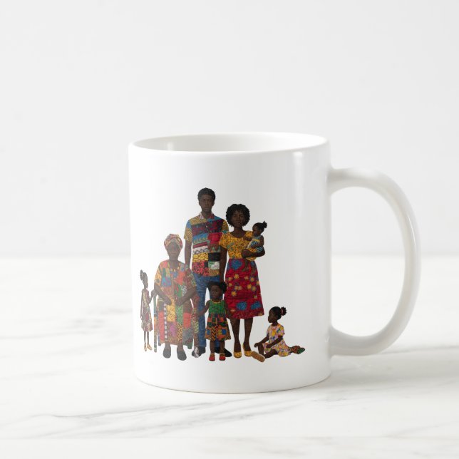 Taza De Café Celebrating Black Family Coffee Mug (Derecha)