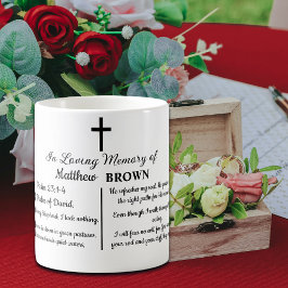 Taza De Café Celebration Of Life Bible Verse Funeral Keepsake