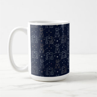Taza De Café Celestial Cat Constellation Coffee Mug