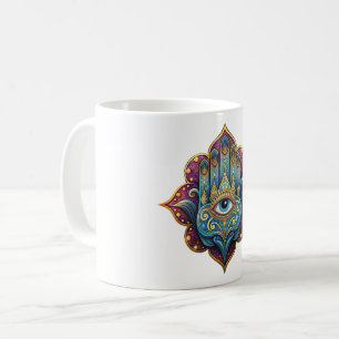 Taza De Café Celestial Hamsa