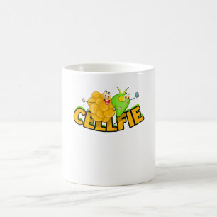 Taza De Café CELLFIE - Célula molecular de microbiología cien
