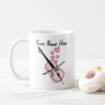 Cello Custom Wedding Mug Cellist Musician Gift