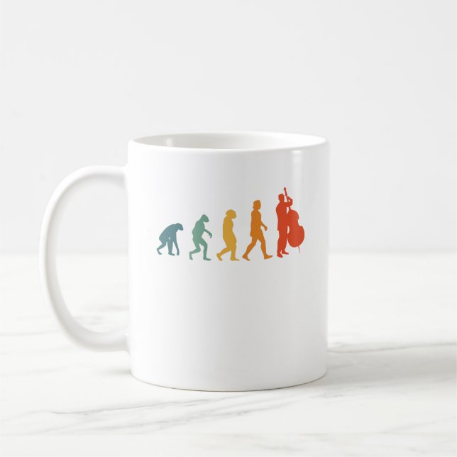 Taza De Café Cello Evolution Retro Orchestra Player (Izquierda)