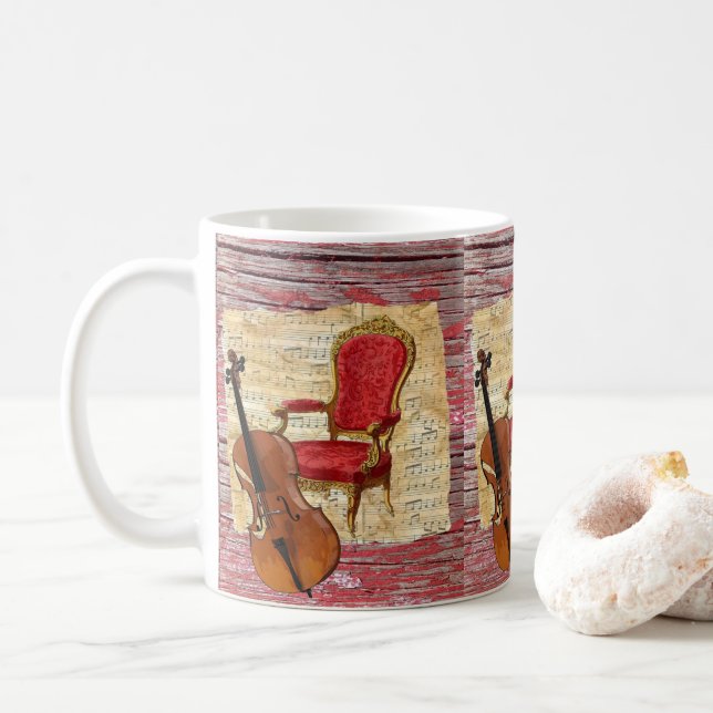 Taza De Café Cello Victorian Mug (Con donut)