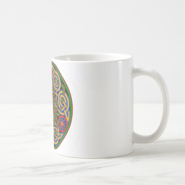 Taza De Café Celtic Ilumination - círculo de la trinidad (Derecha)