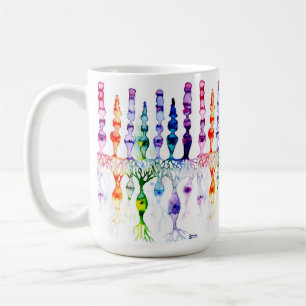 Taza De Café Células cañas y neurona bipolar de la retina