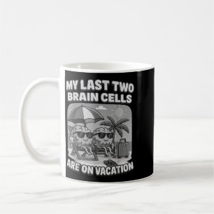 Taza De Café Células Cerebrales de Vacaciones Meme Divertido pa