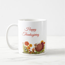 Taza De Café Cena de Acción de Gracias