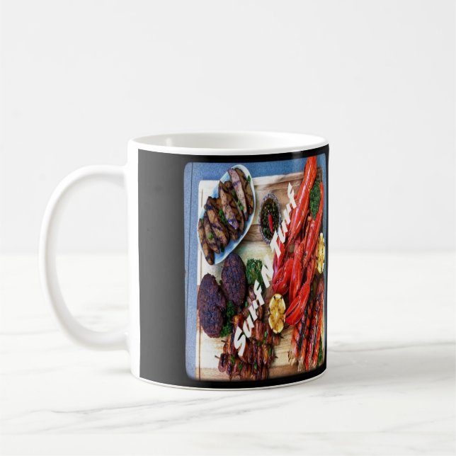 Taza De Café Cena de Mar y Tierra (Izquierda)