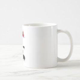 Taza De Café Cena feliz Vegeteriana Blanca Mug La Granja